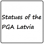 Statues of the PGA Latvia